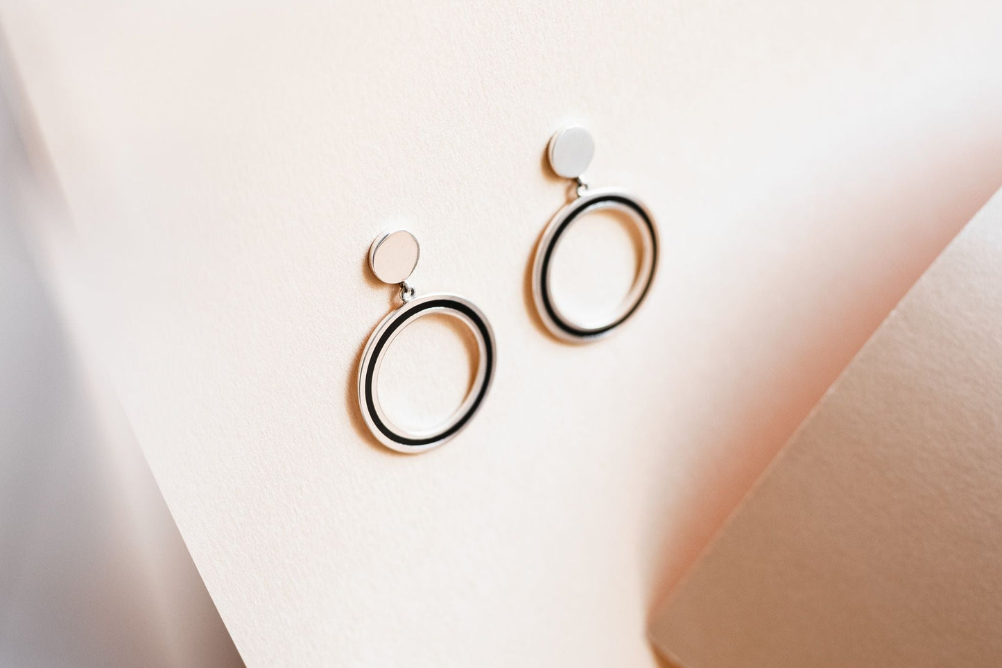 Pendant-earrings "Cyclicity" (30 mm)