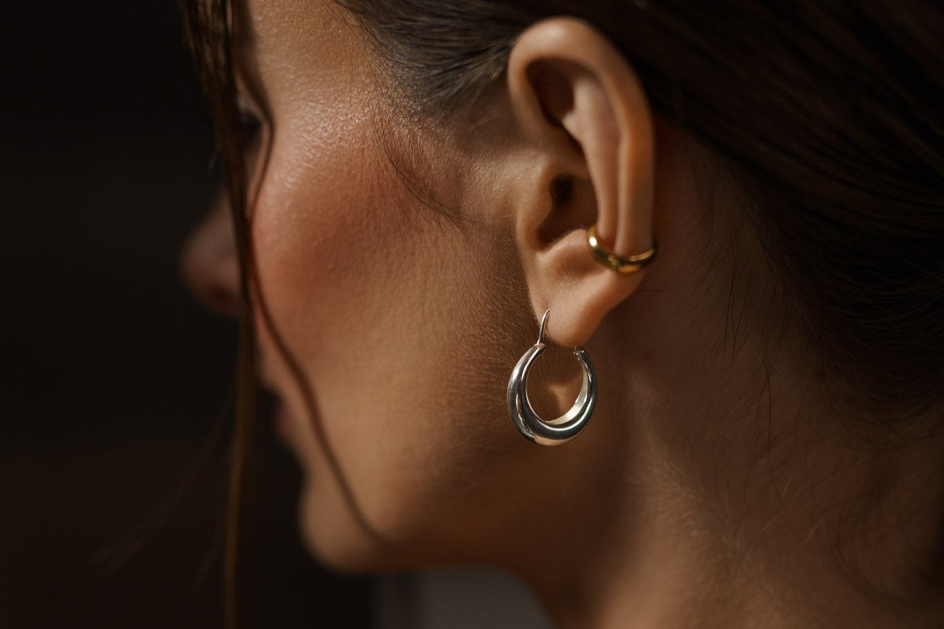 Earrings "Blown" (20 mm)