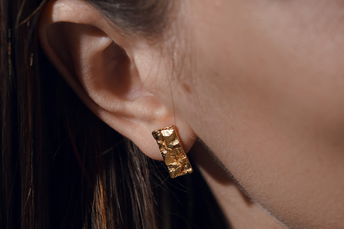 Earrings "Granite rock" (7/16 mm)
