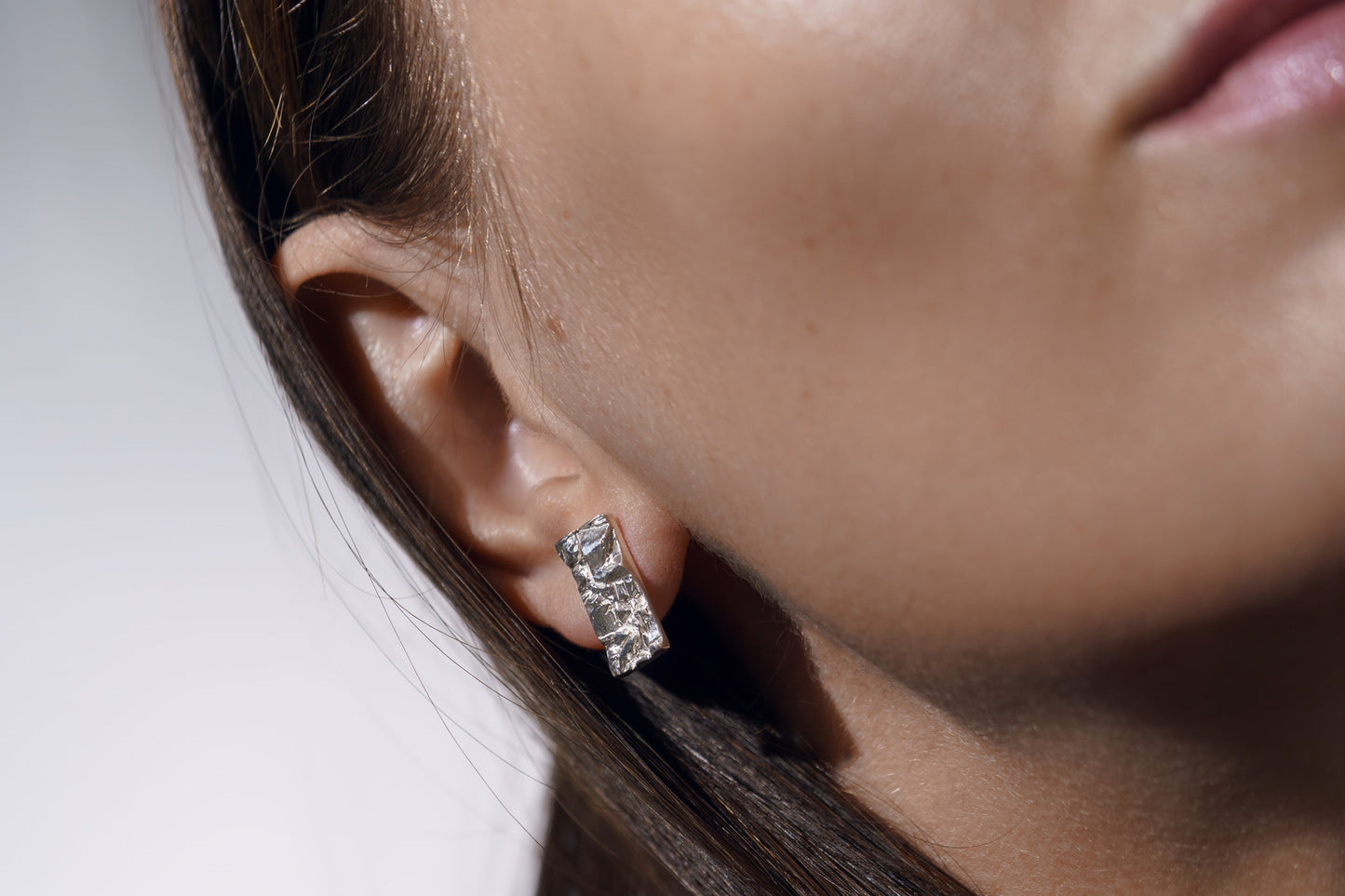 Earrings "Granite rock" (7/16 mm)