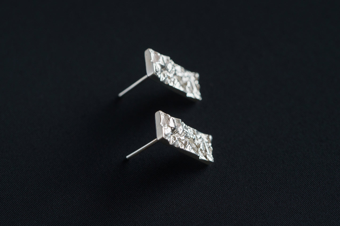 Earrings "Granite rock" (7/16 mm)