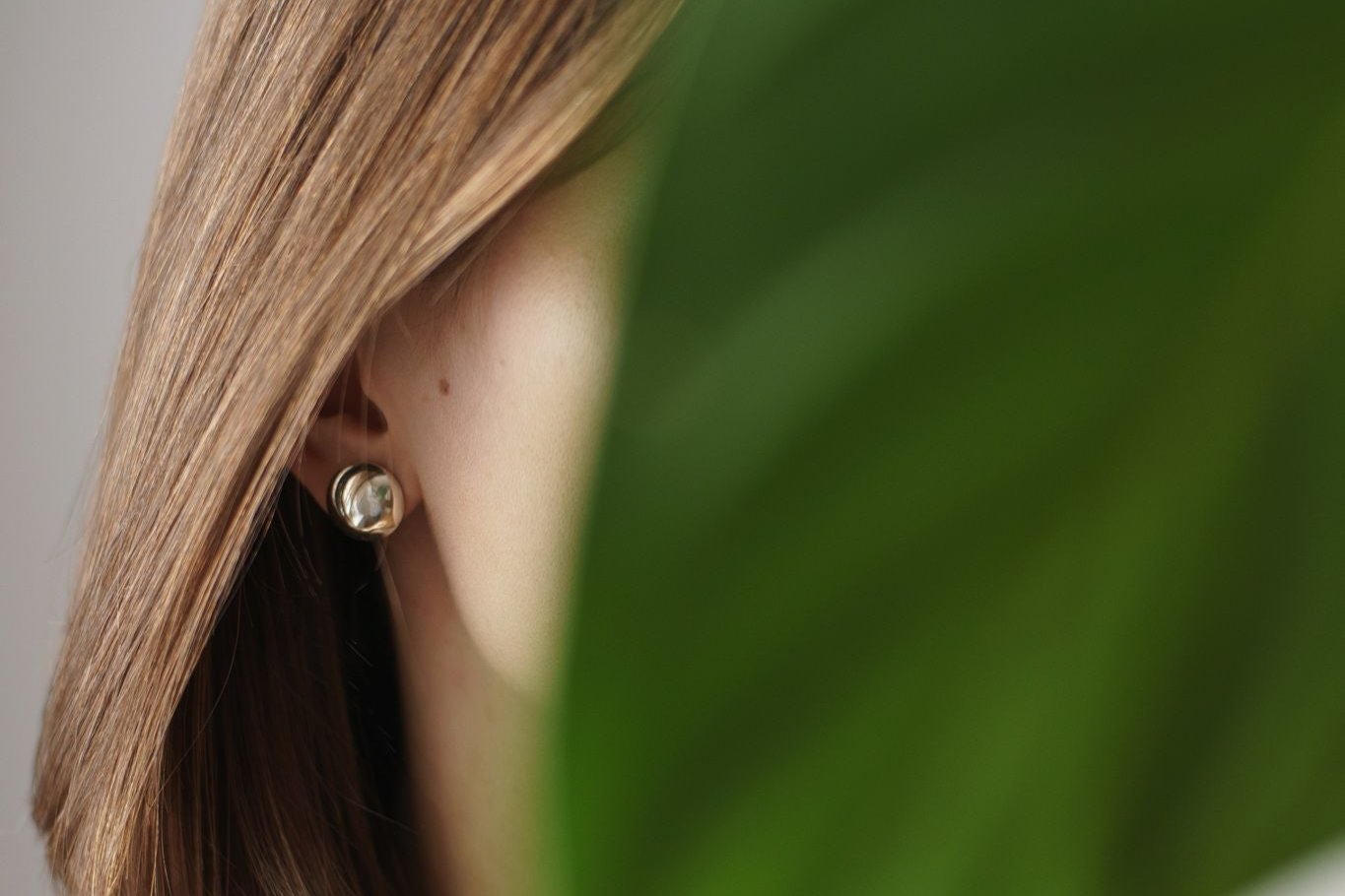 Earrings "Hemisphere"