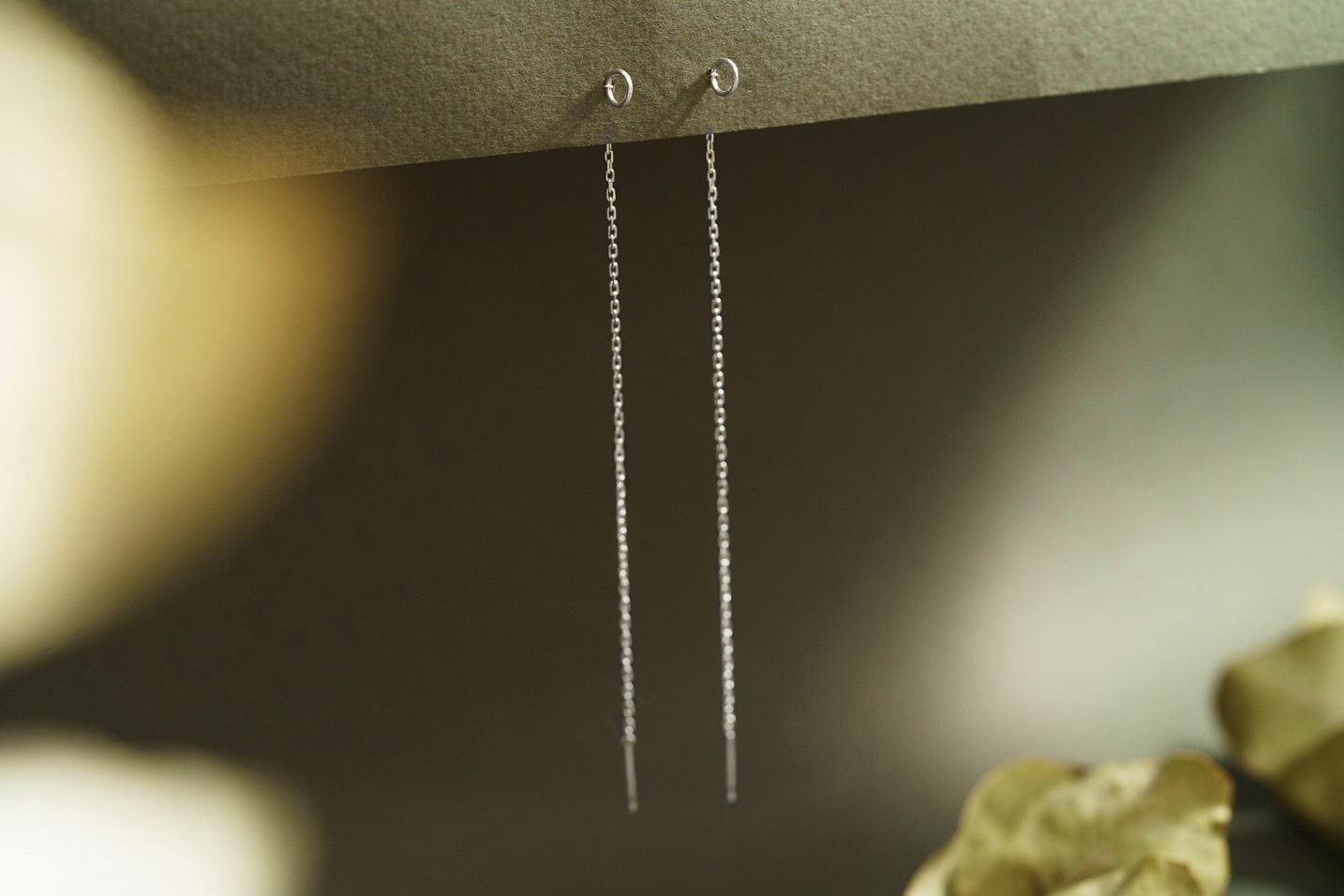 Earrings "Monostring"