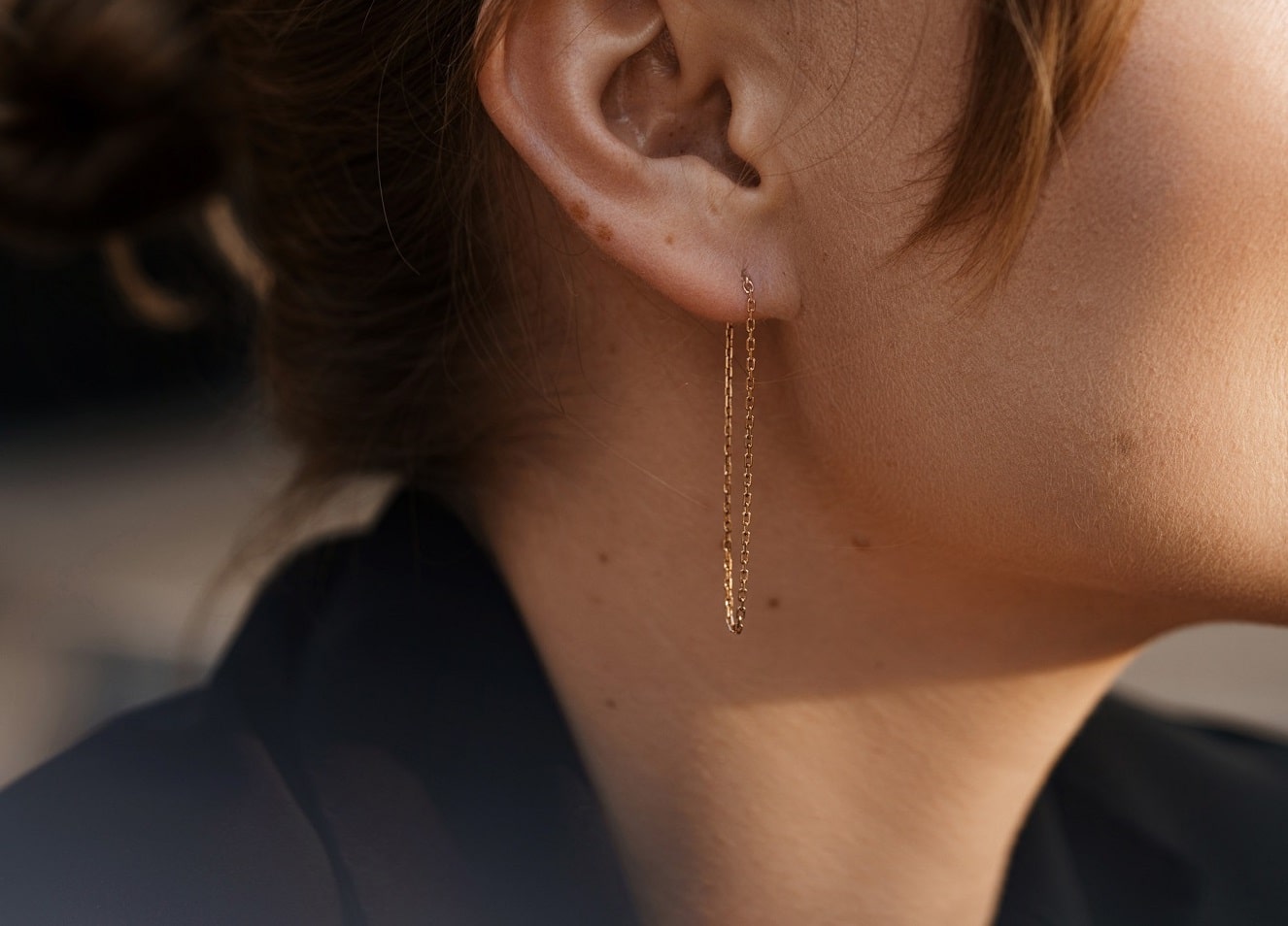 Earrings "Monostring"