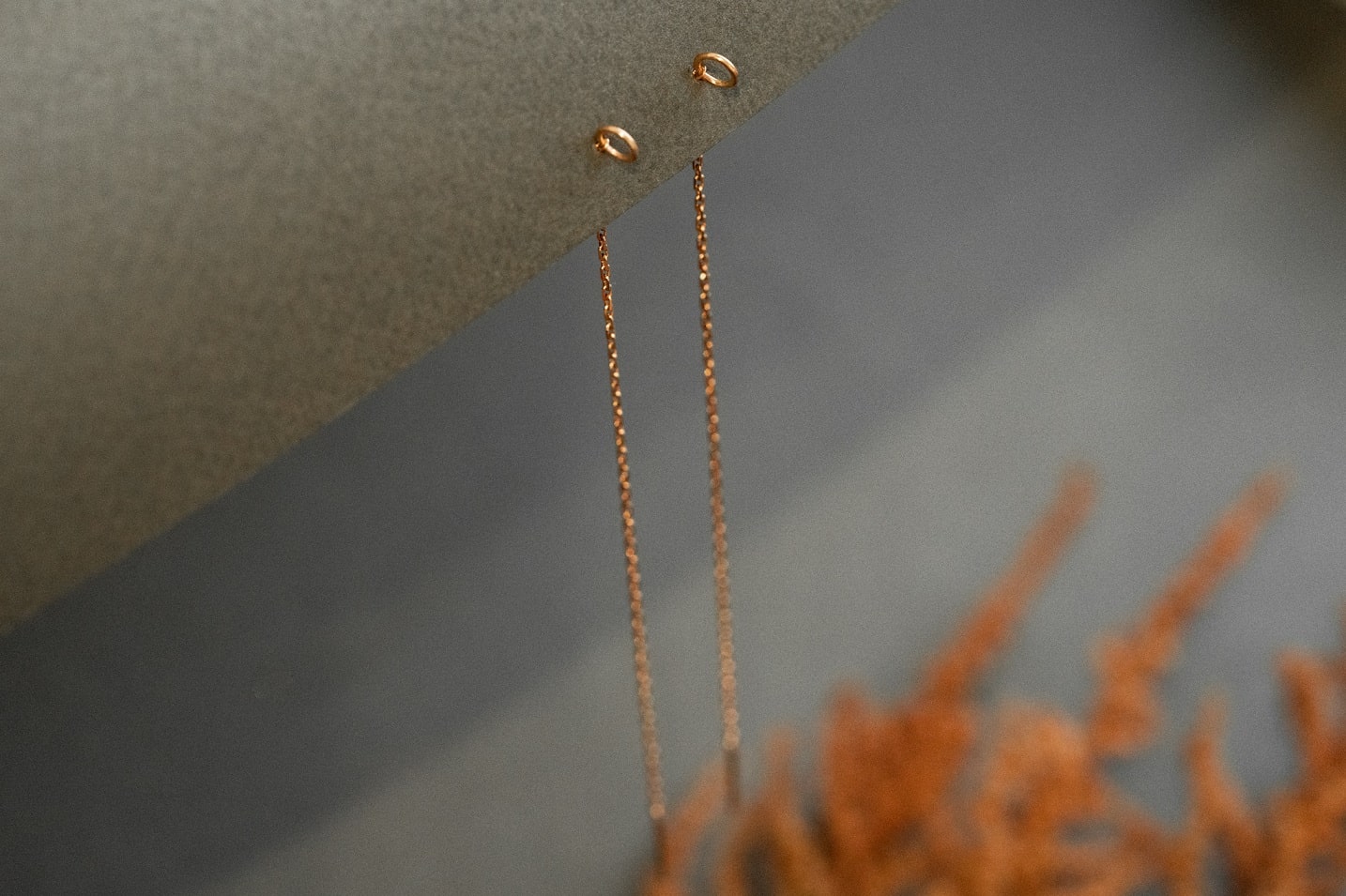 Earrings "Monostring"