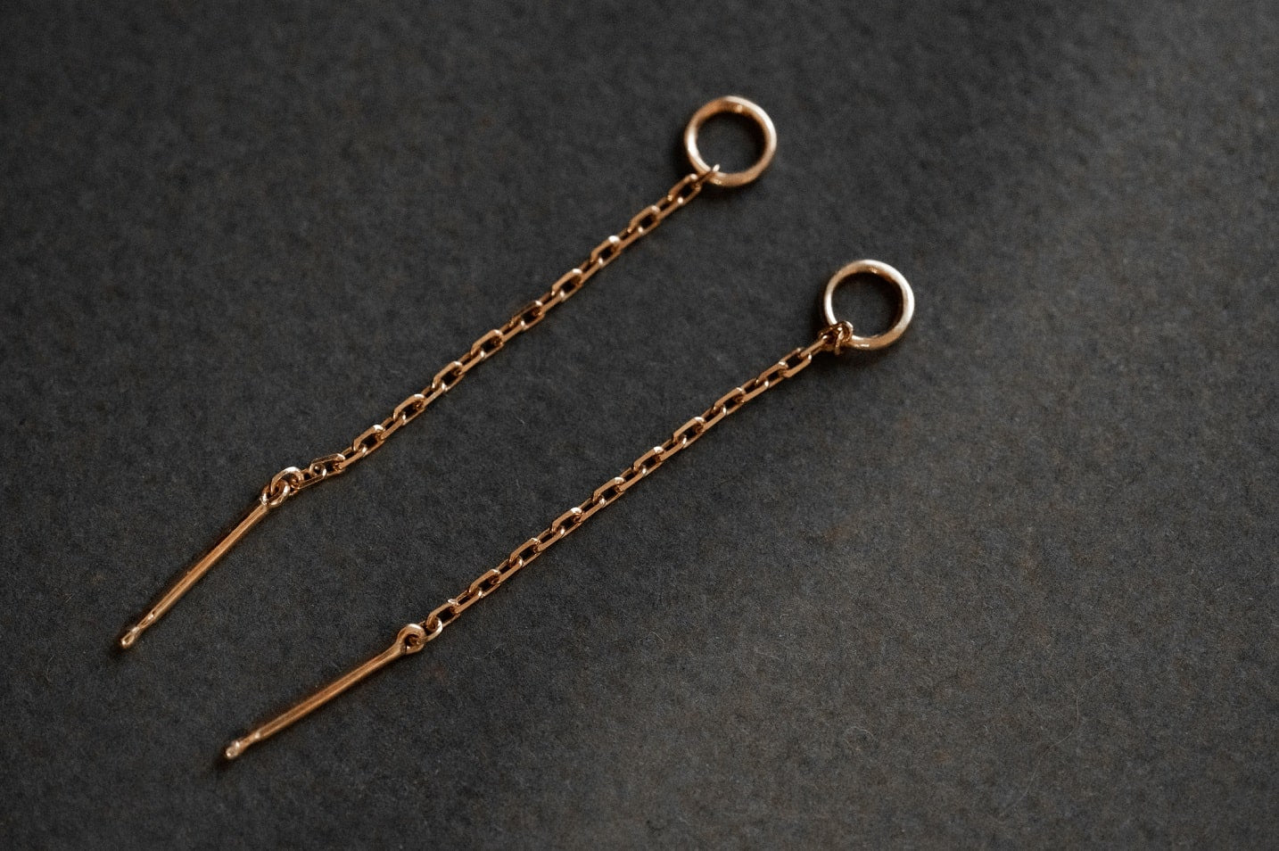 Earrings "Monostring"
