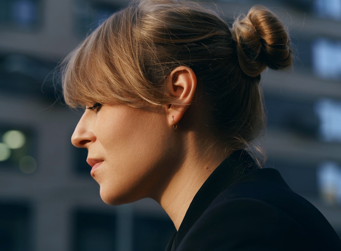 Earrings "Monostring"