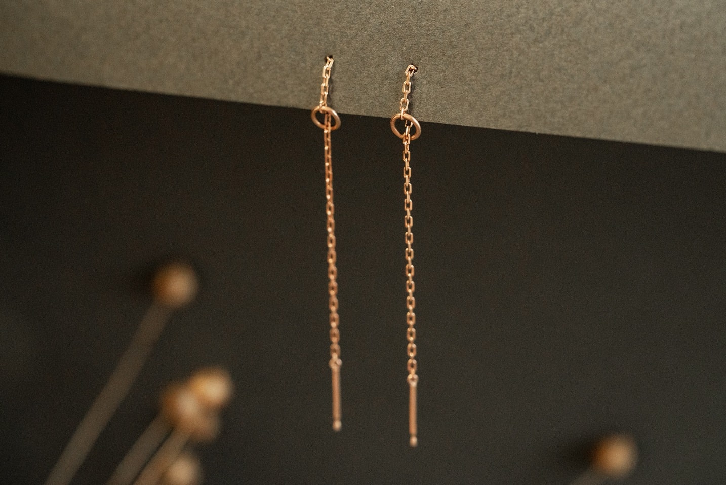 Earrings "Monostring"