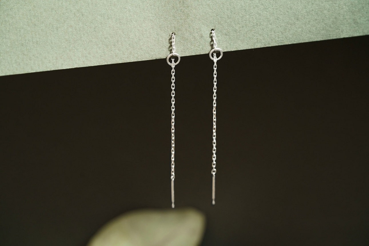 Earrings "Monostring"