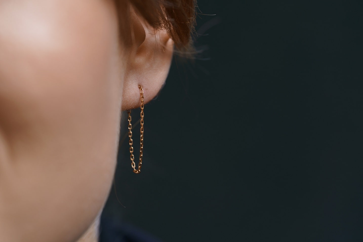 Earrings "Monostring"