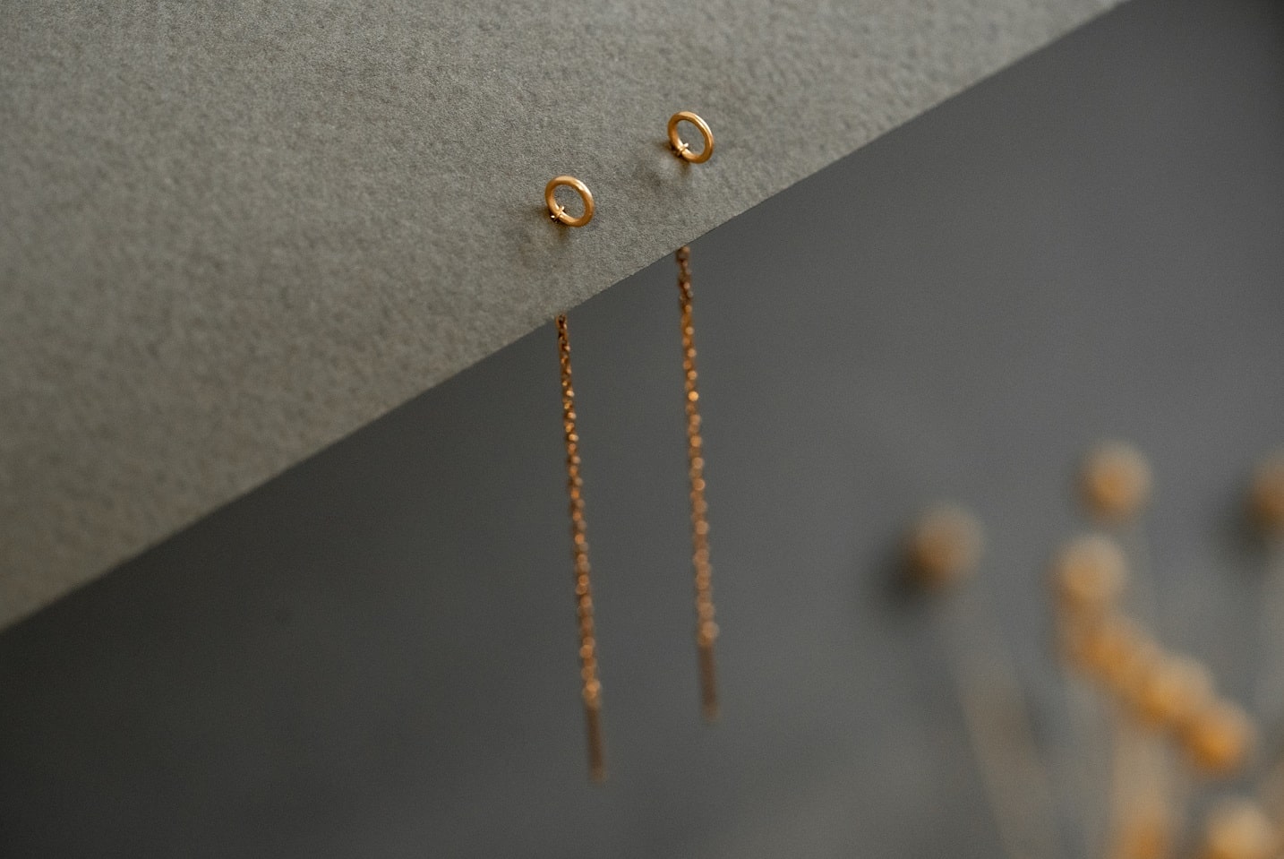 Earrings "Monostring"