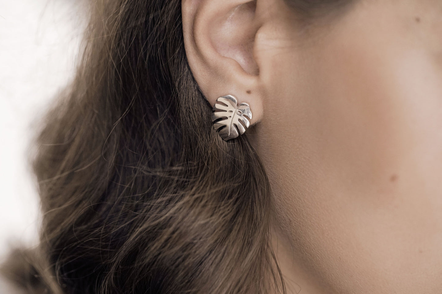 Earrings "Monstera"