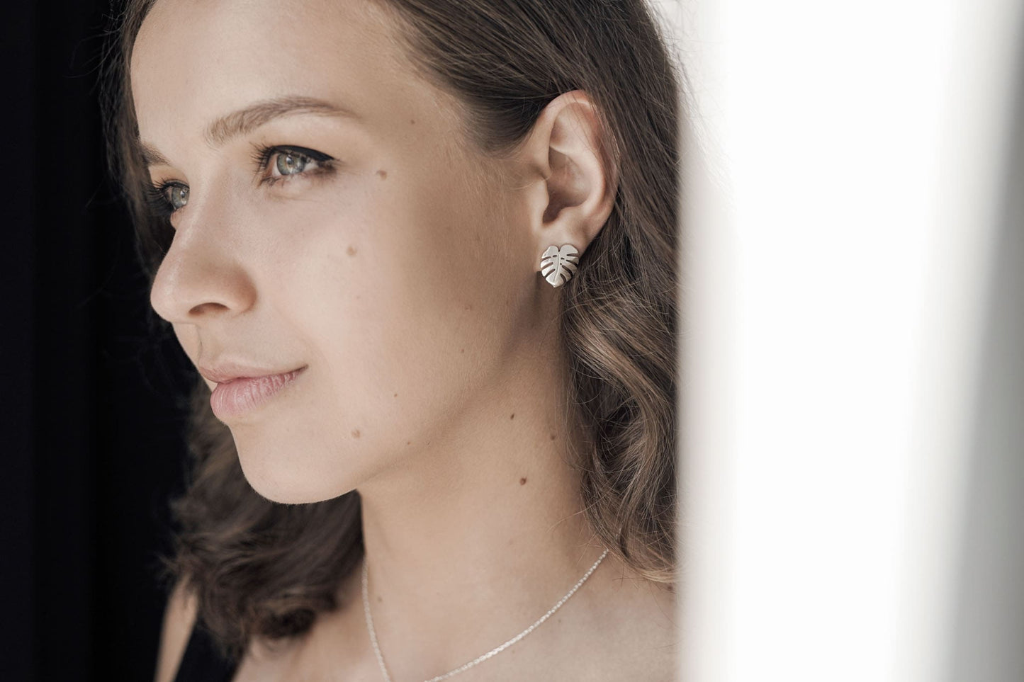 Earrings "Monstera"