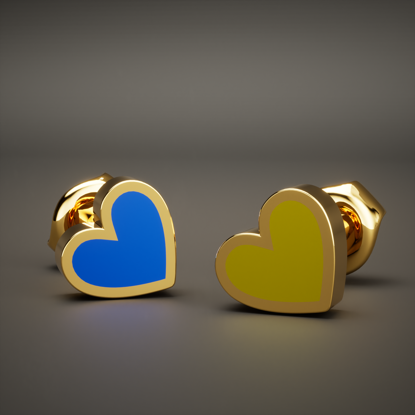 Stud earrings "Favorite country"