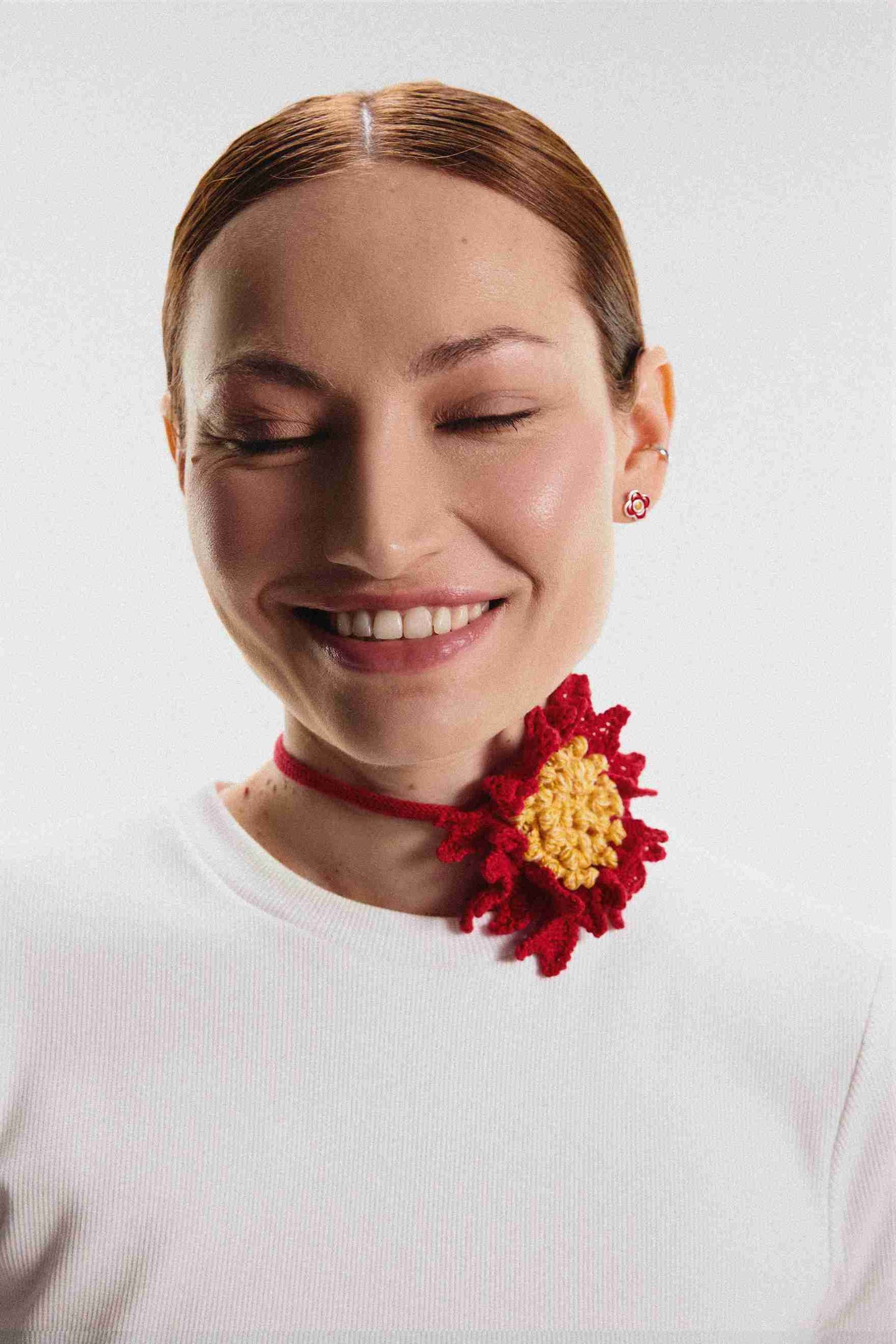 Earrings "Peony"