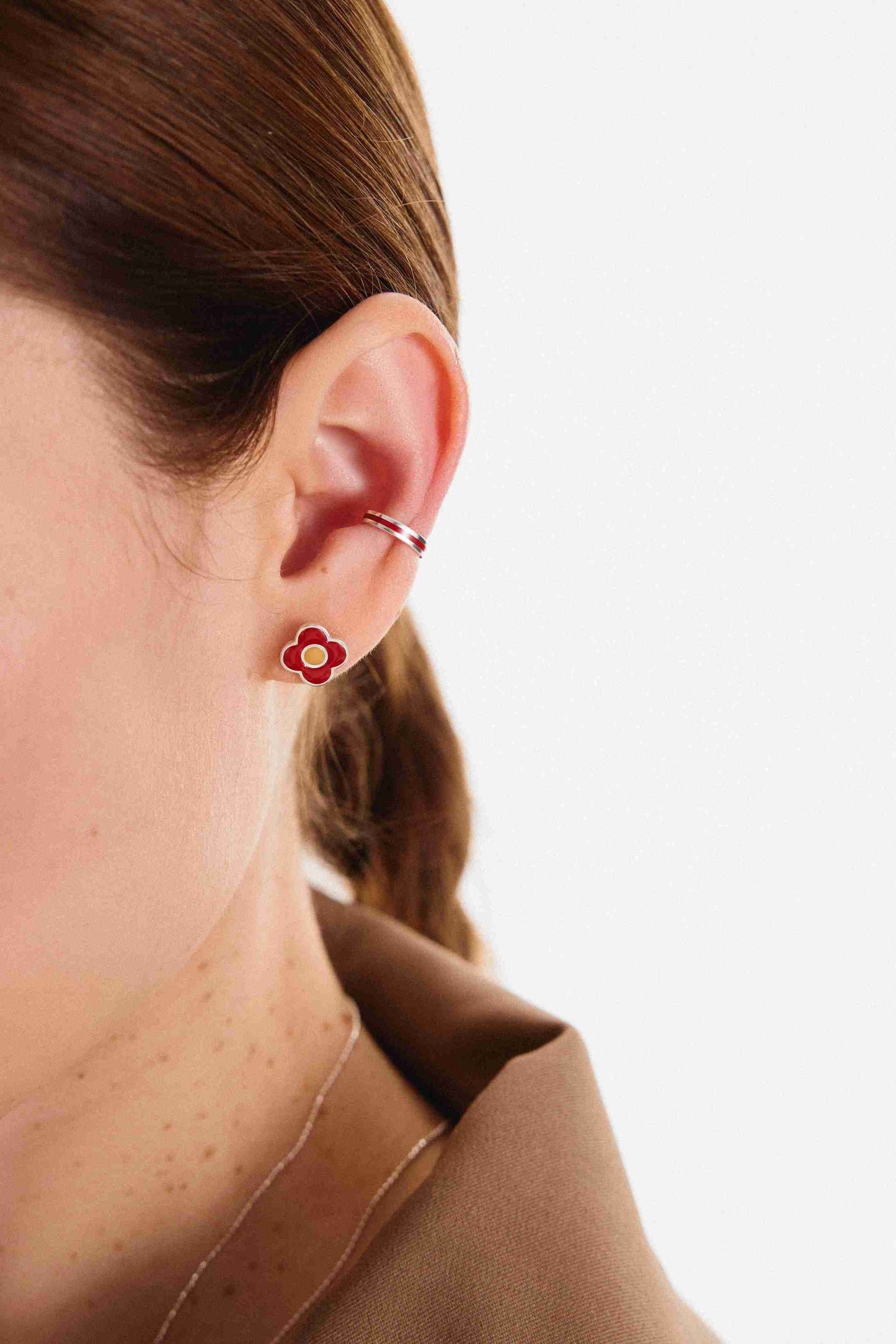 Earrings "Peony"