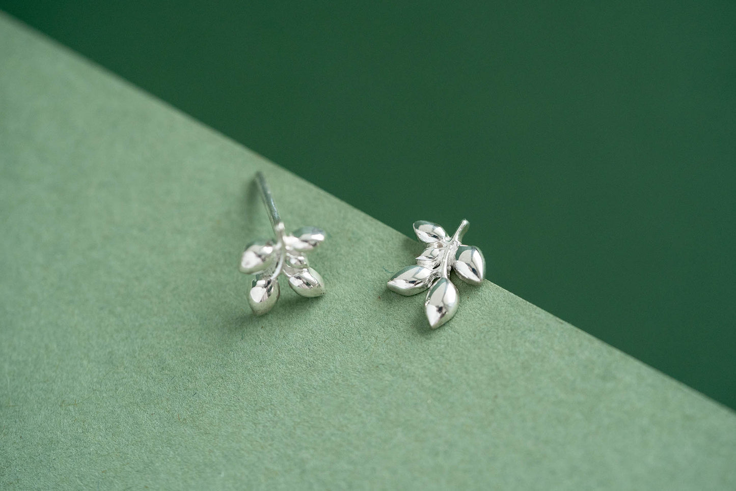 Stud earrings "Branch"
