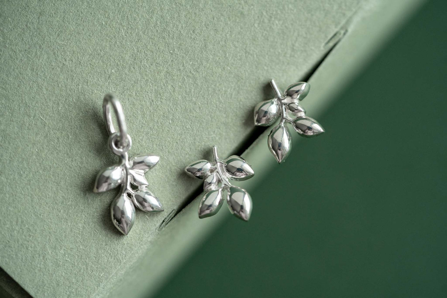 Stud earrings "Branch"