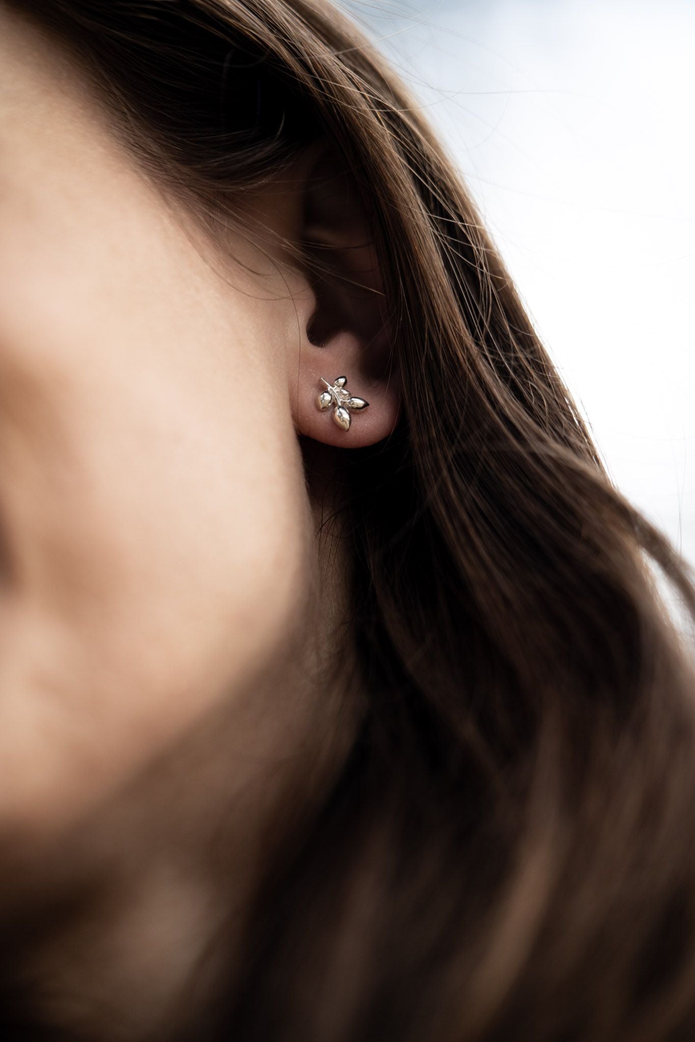 Stud earrings "Branch"