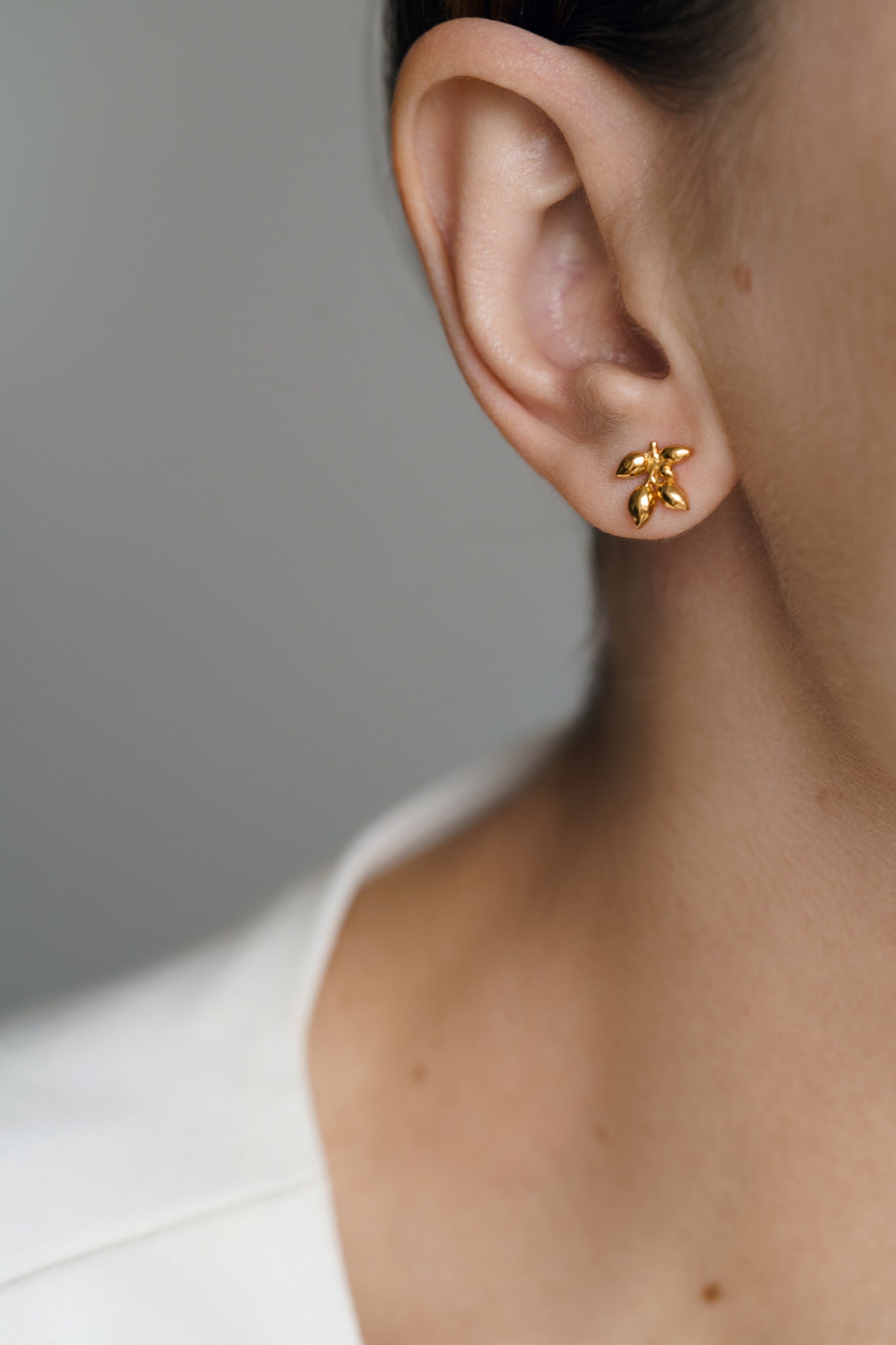 Stud earrings "Branch"