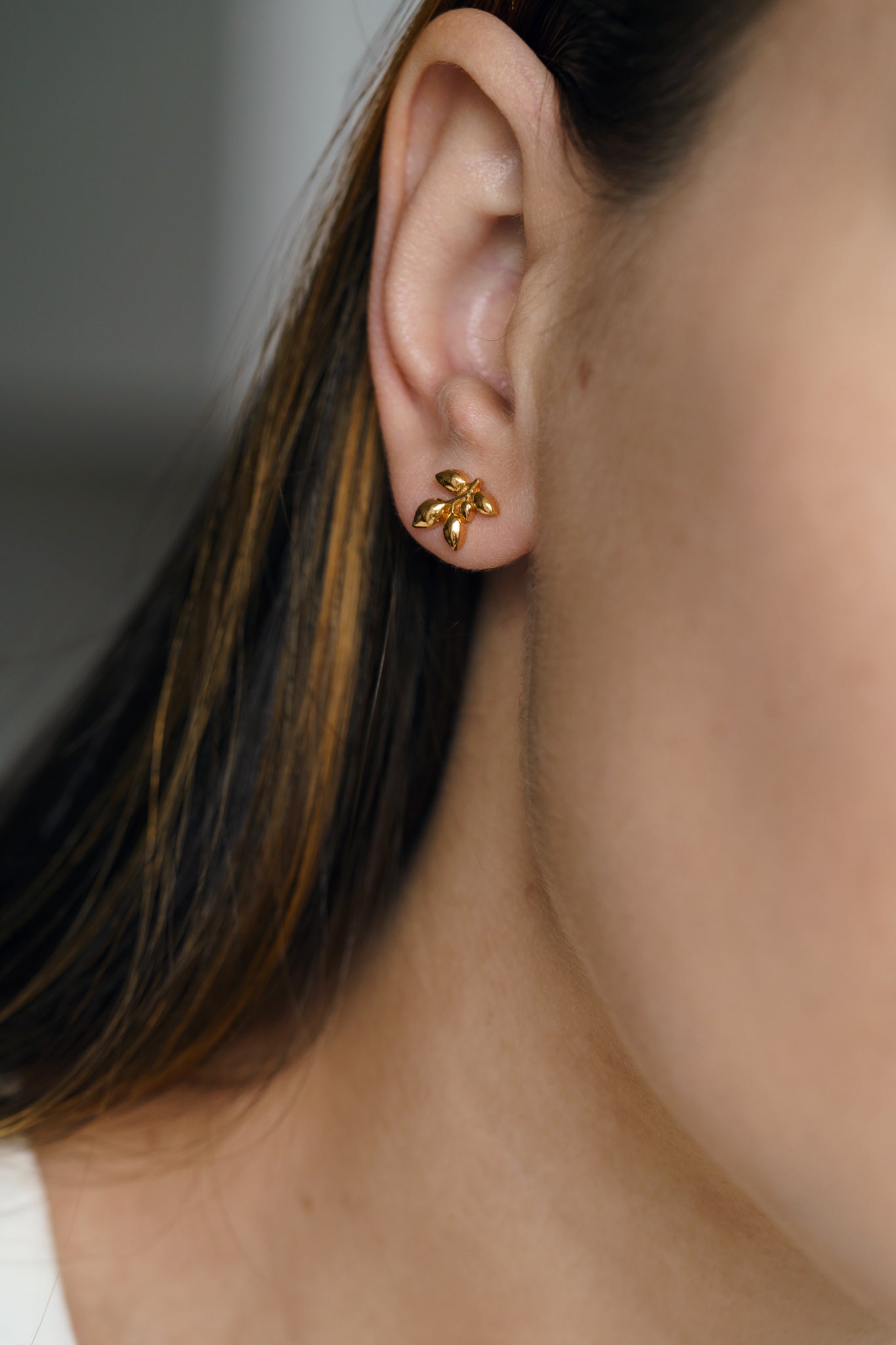 Stud earrings "Branch"