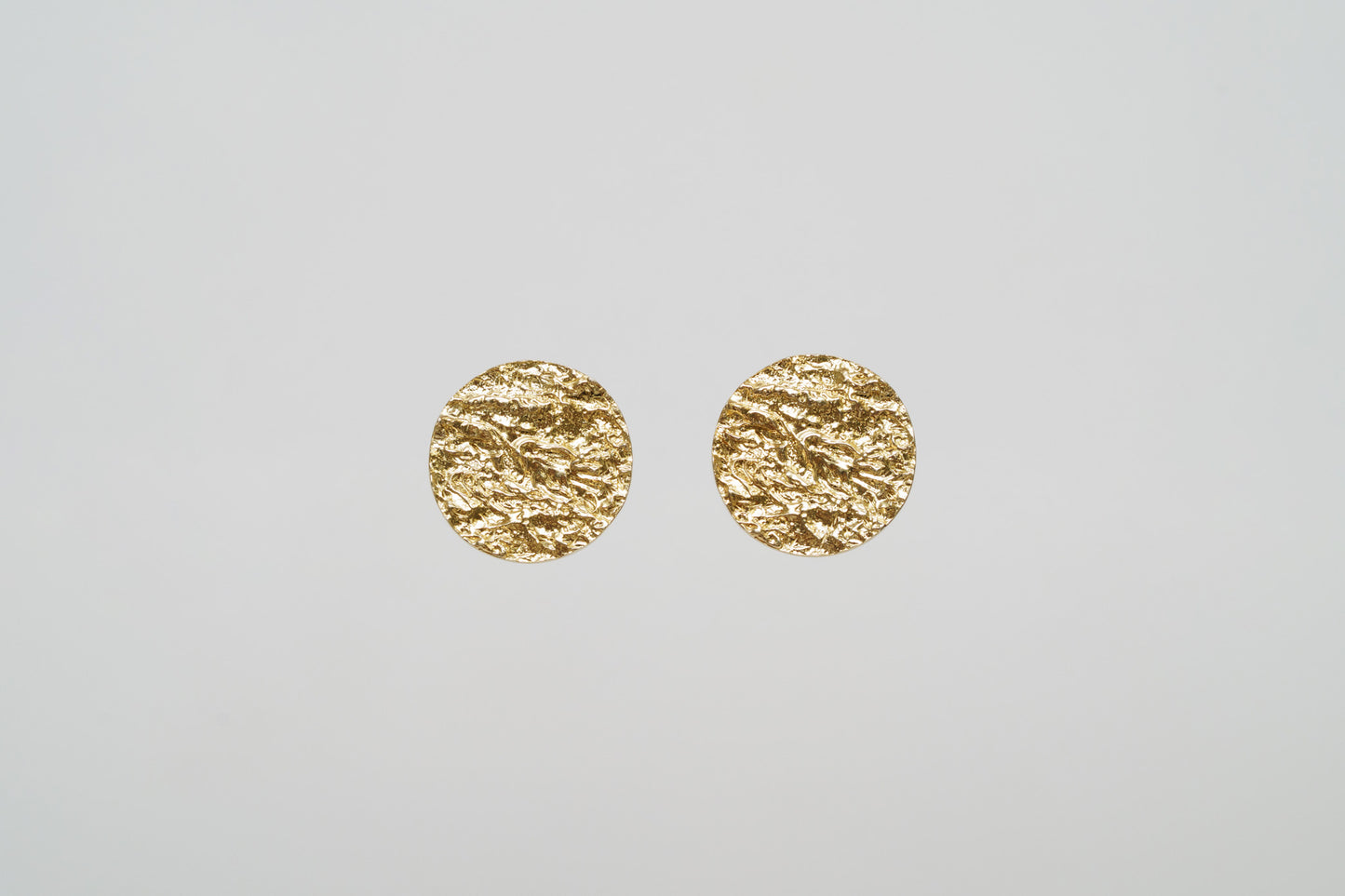 Disc Earrings "Water Surface" (10 mm)