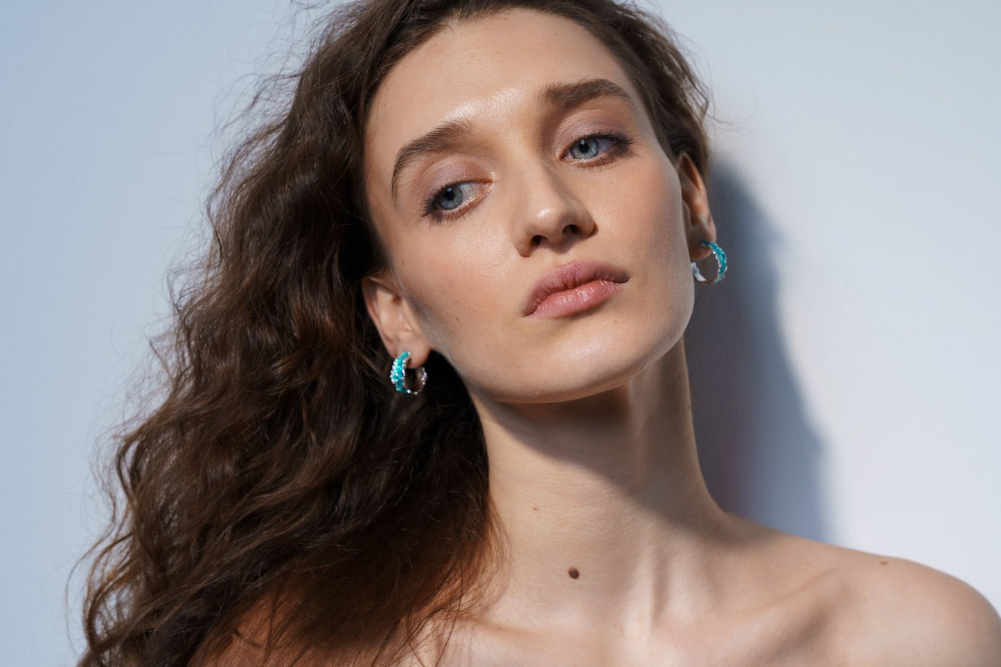 Congo earrings "Wave" (6 mm/20 mm)
