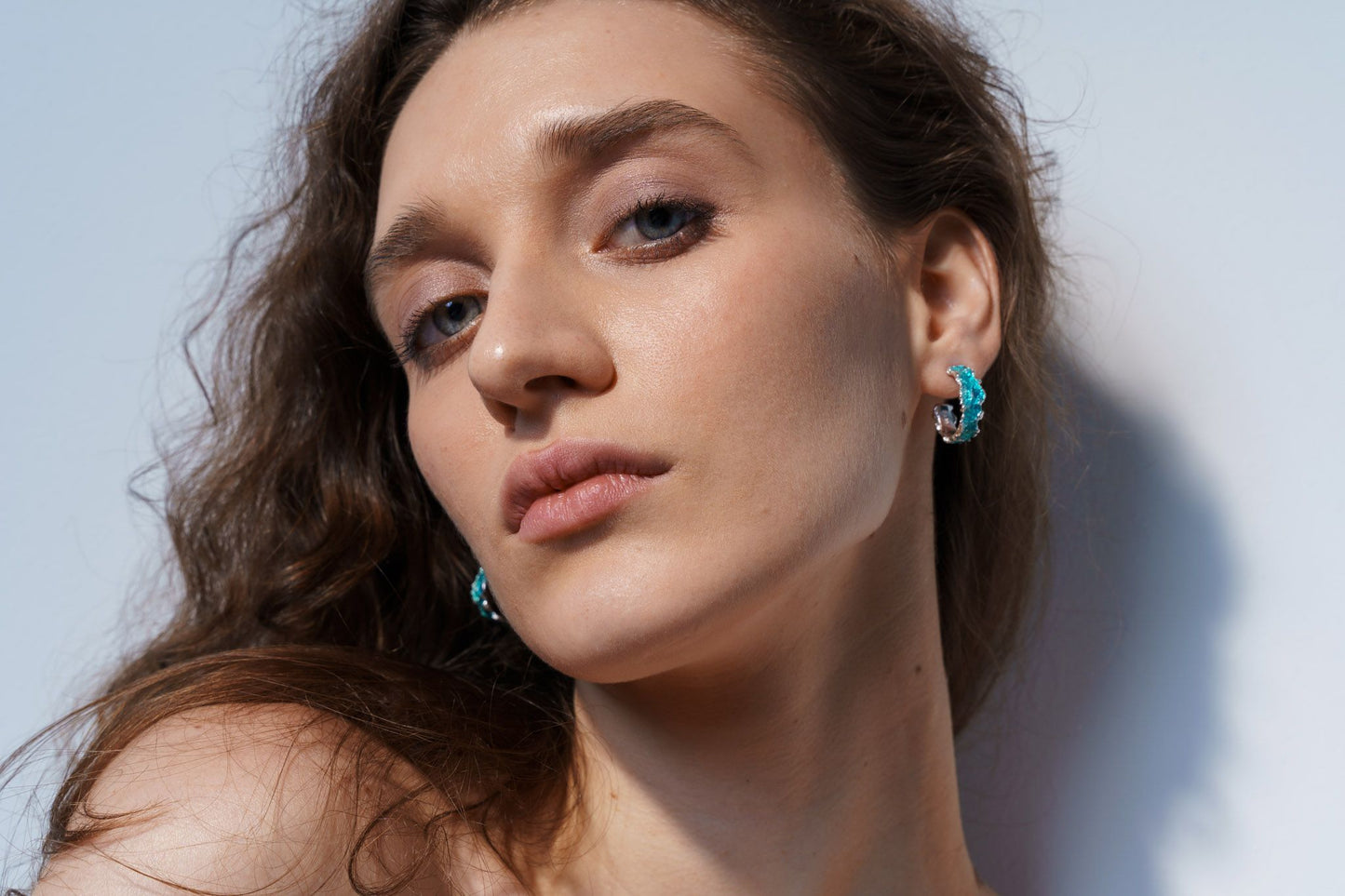 Congo earrings "Wave" (6 mm/20 mm)