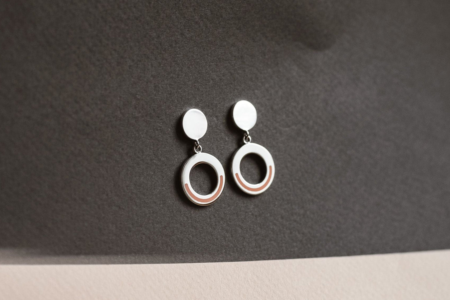 Pendant-earrings "Path" (17 mm)