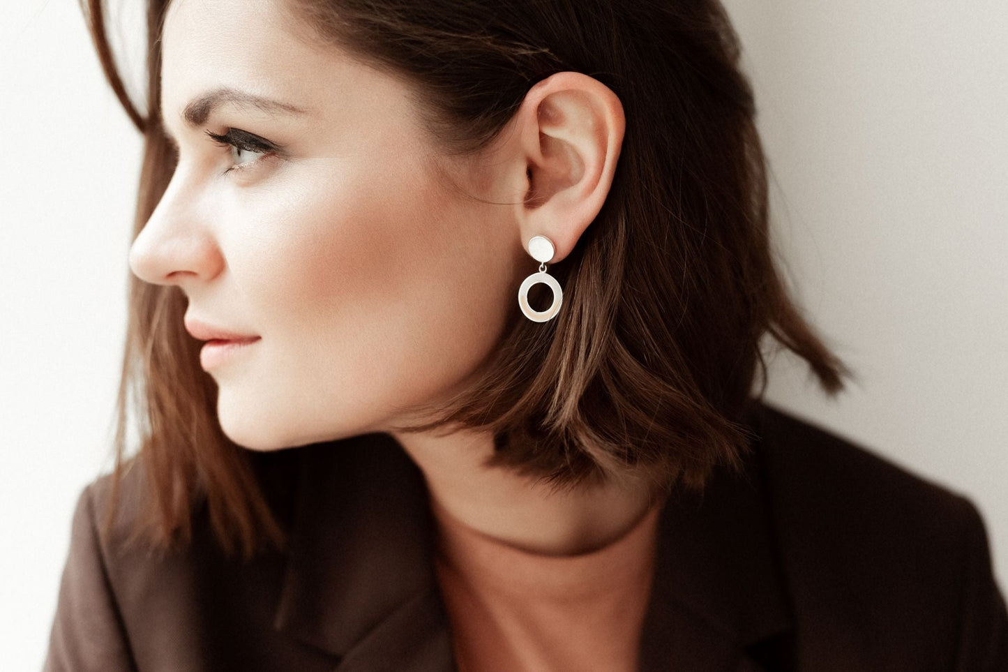 Pendant-earrings "Path" (17 mm)