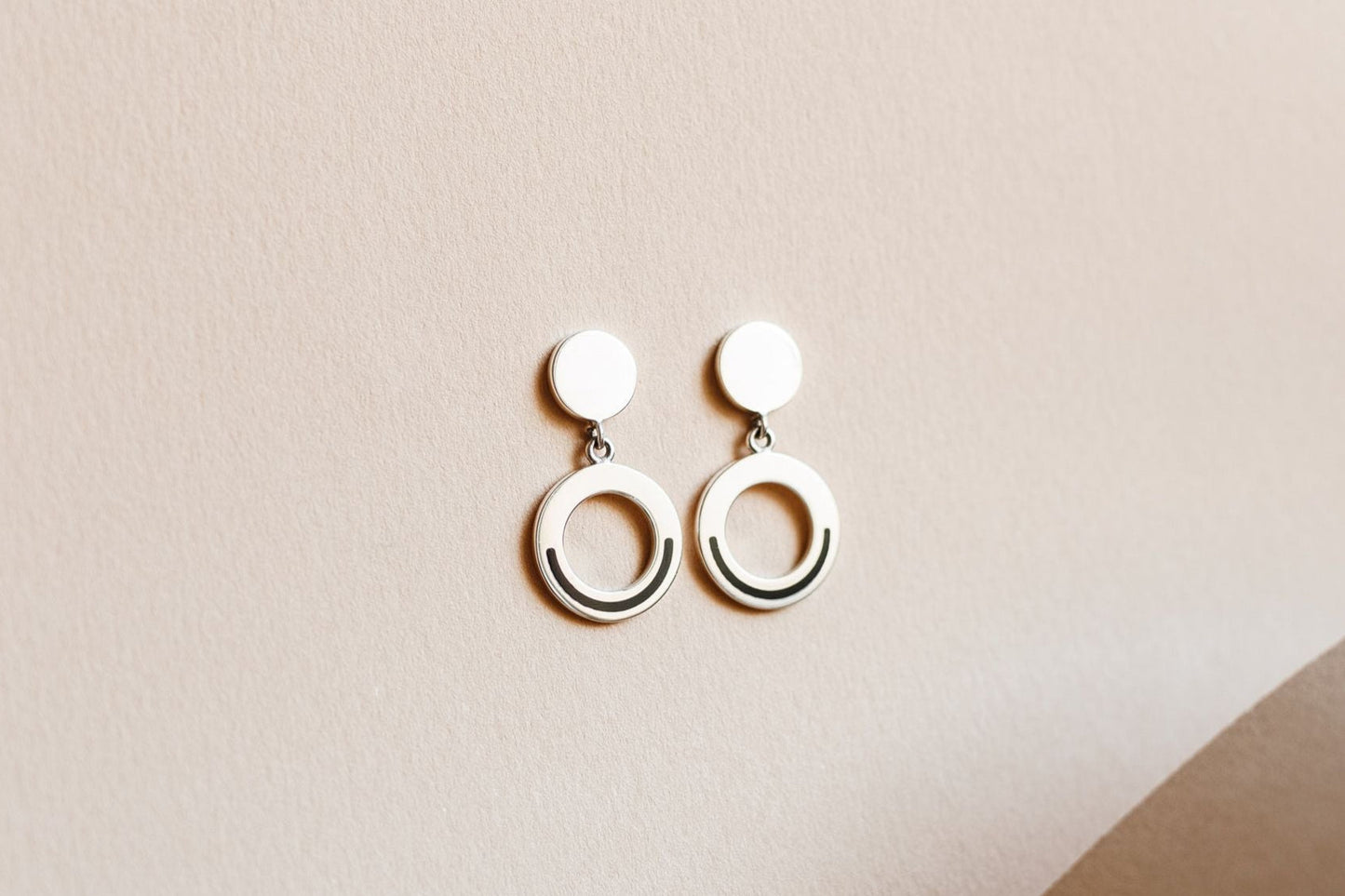 Pendant-earrings "Path" (17 mm)