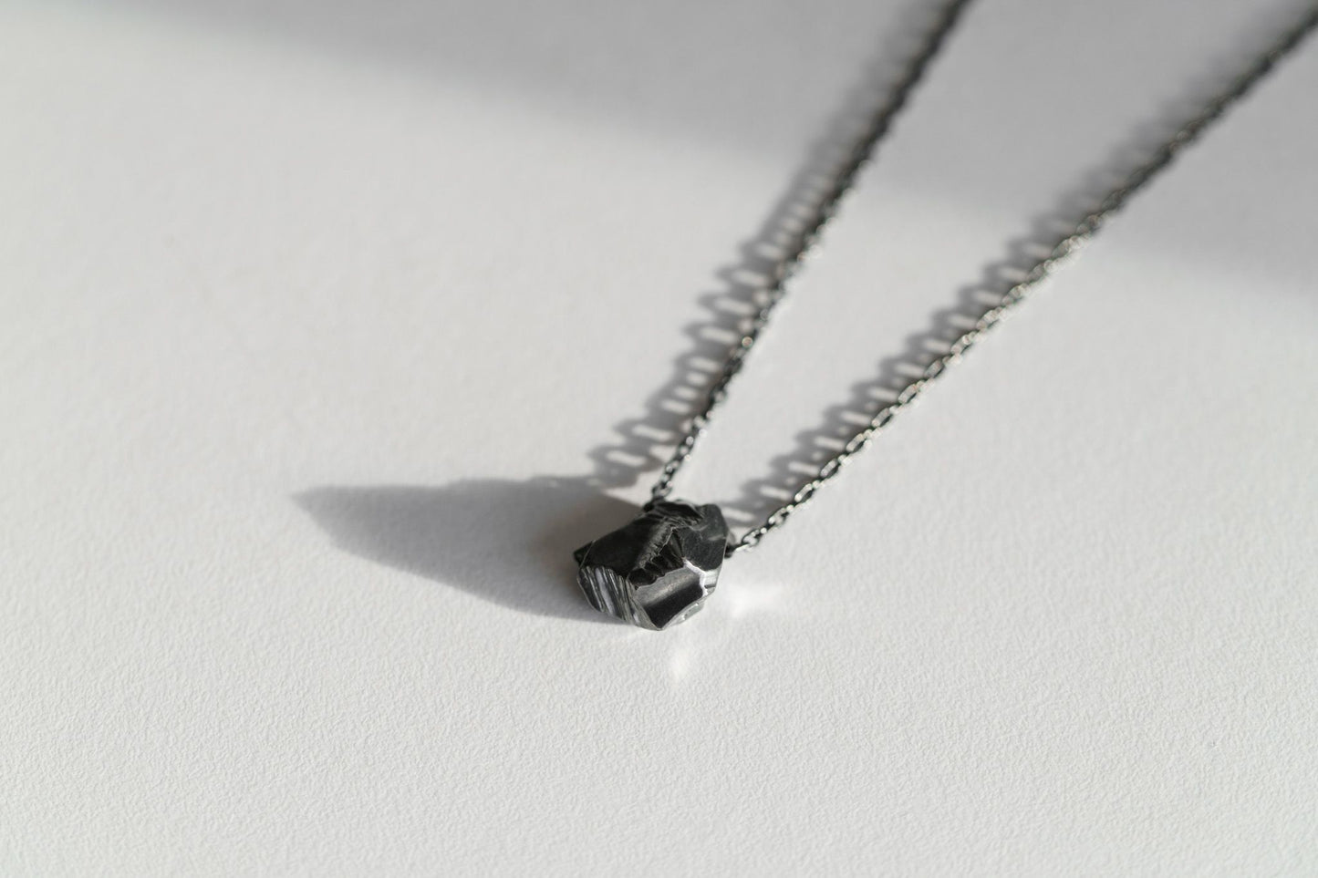 Necklace "Anthracite"