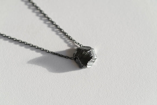 Necklace "Anthracite"