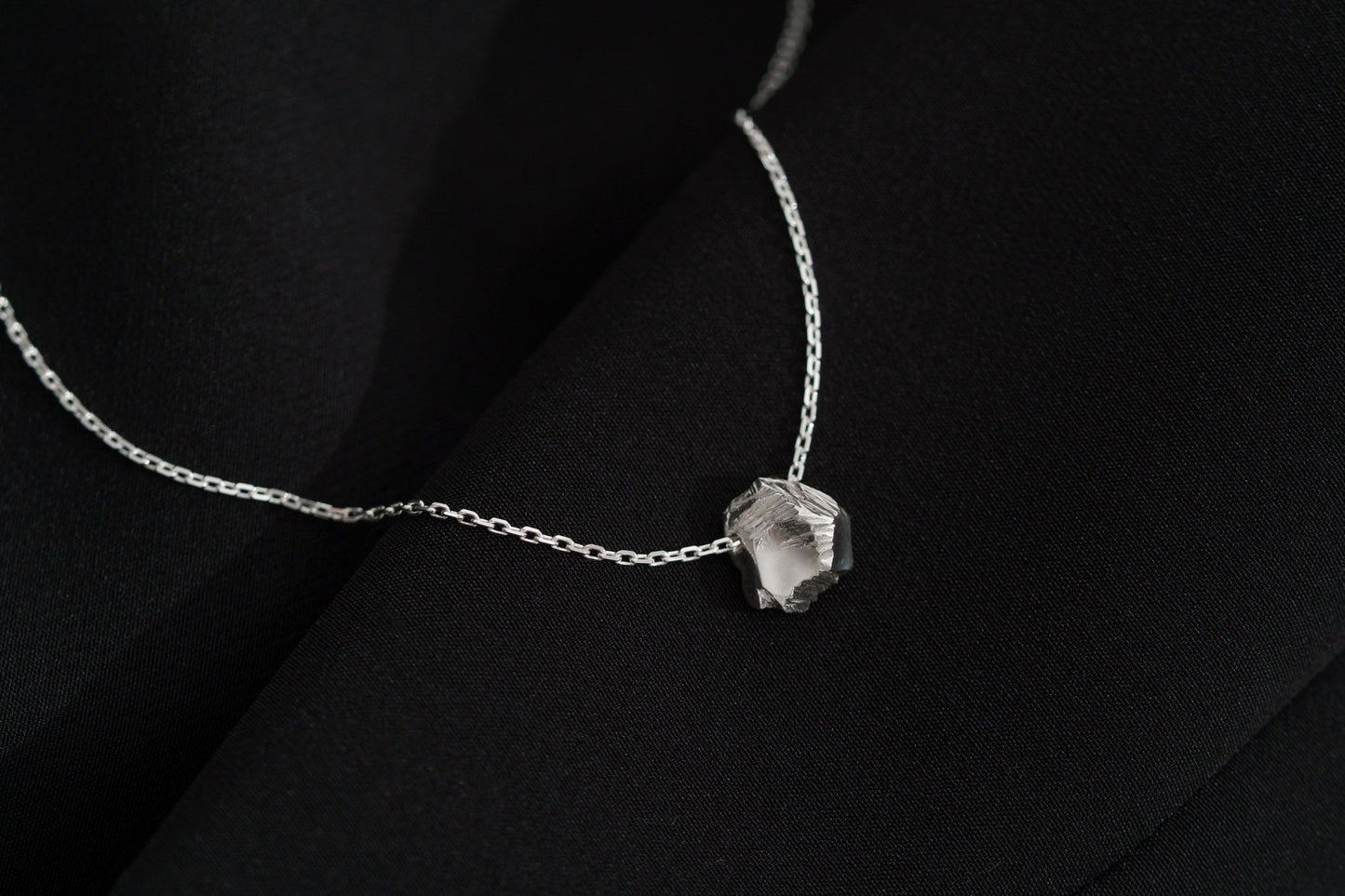 Necklace "Anthracite"