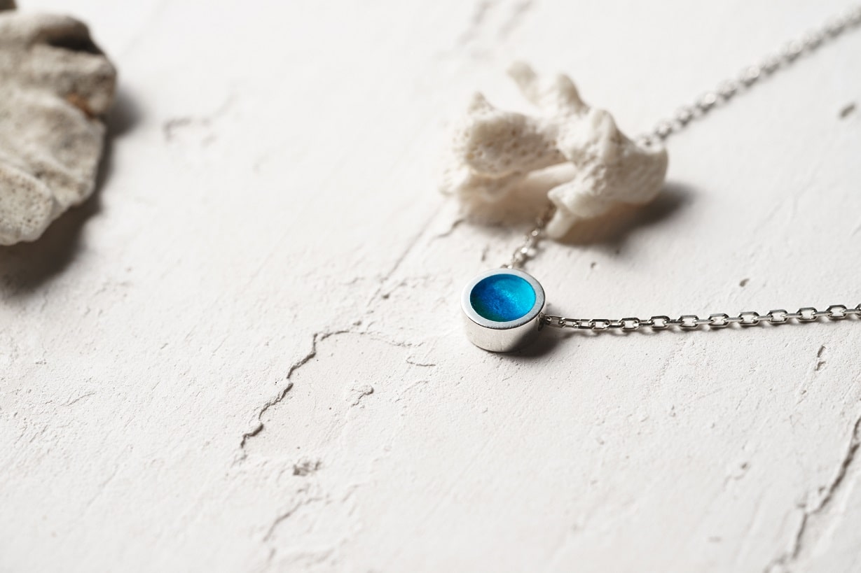 Necklace "Cote d’azur" (8 mm)