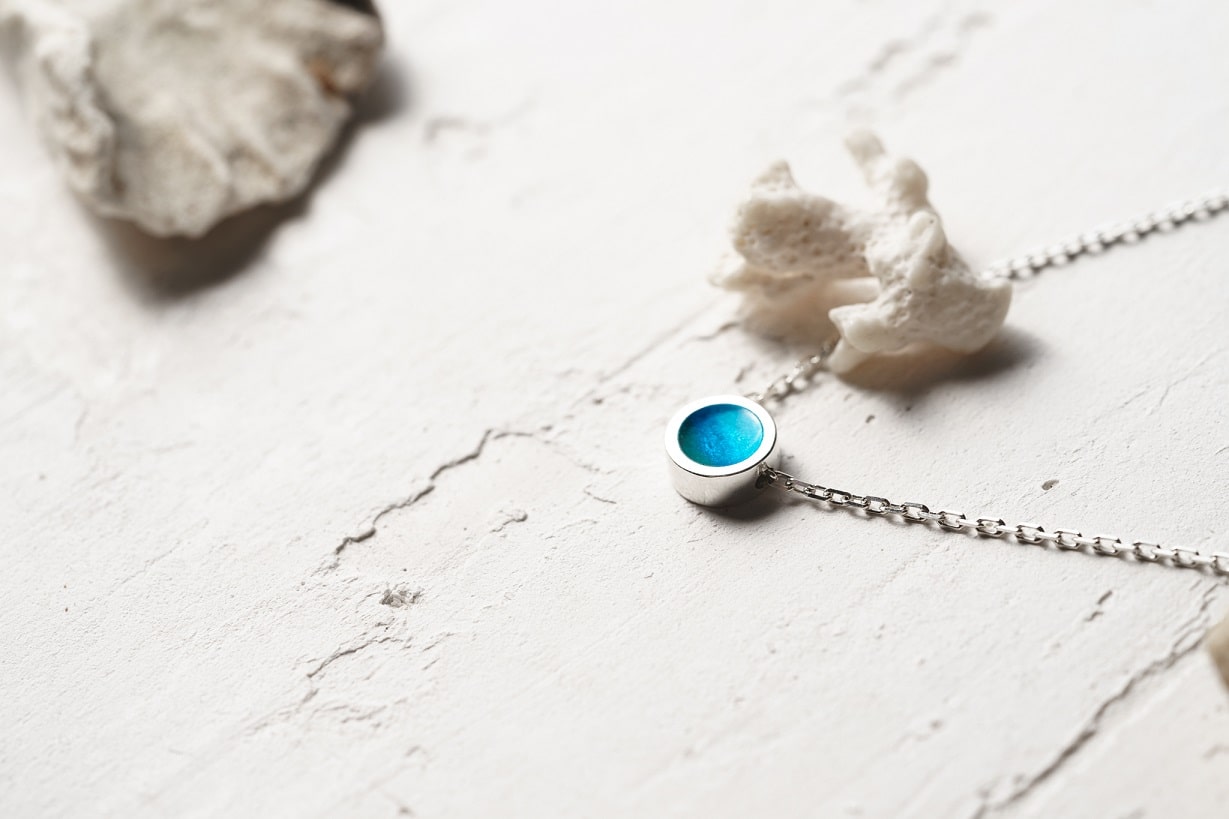 Necklace "Cote d’azur" (8 mm)