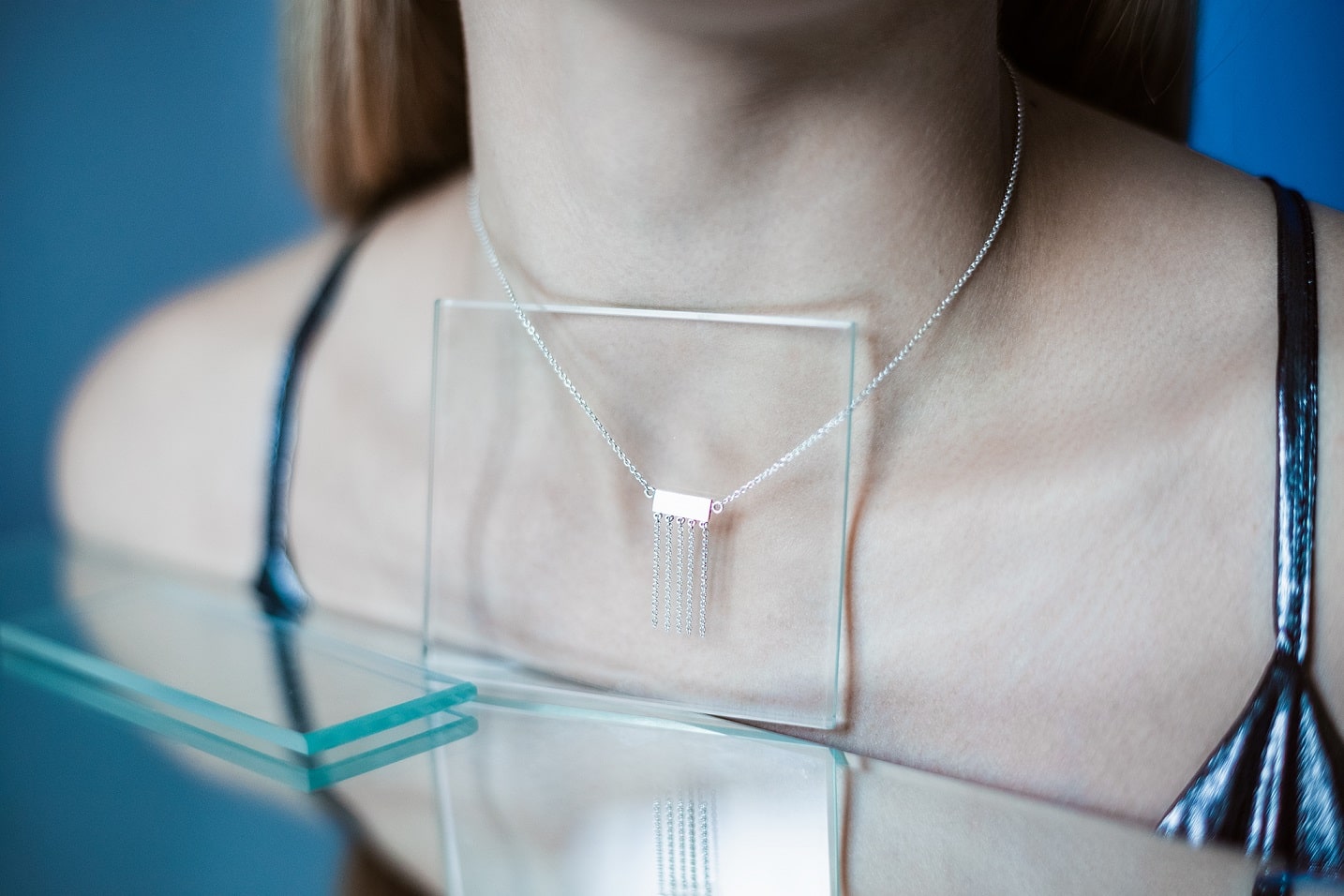 Necklace "Five strings"