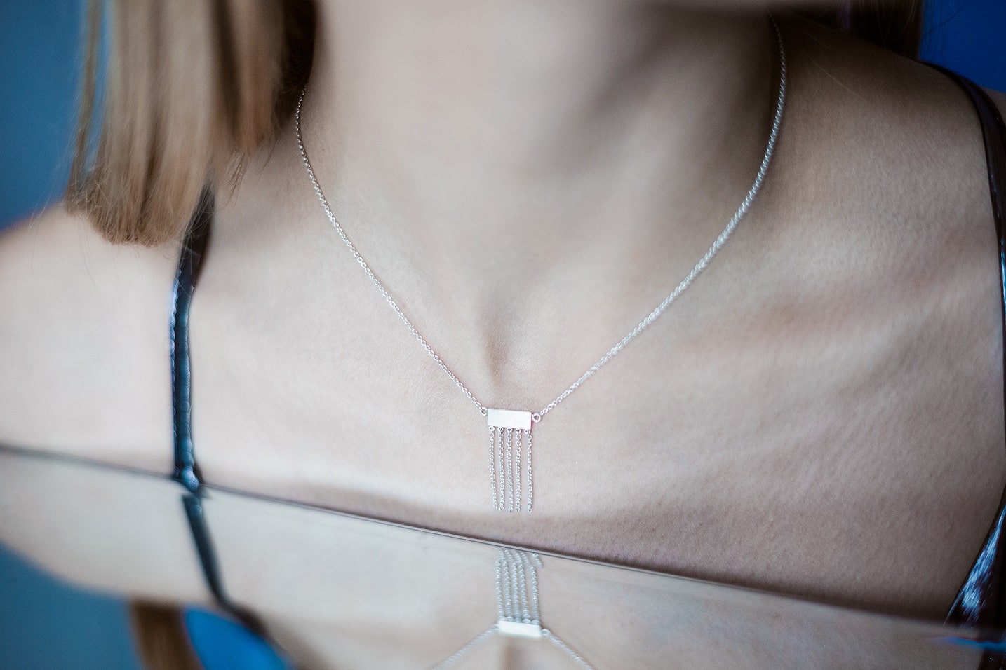 Necklace "Five strings"