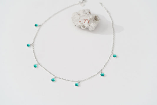 Necklace "Seas" emerald