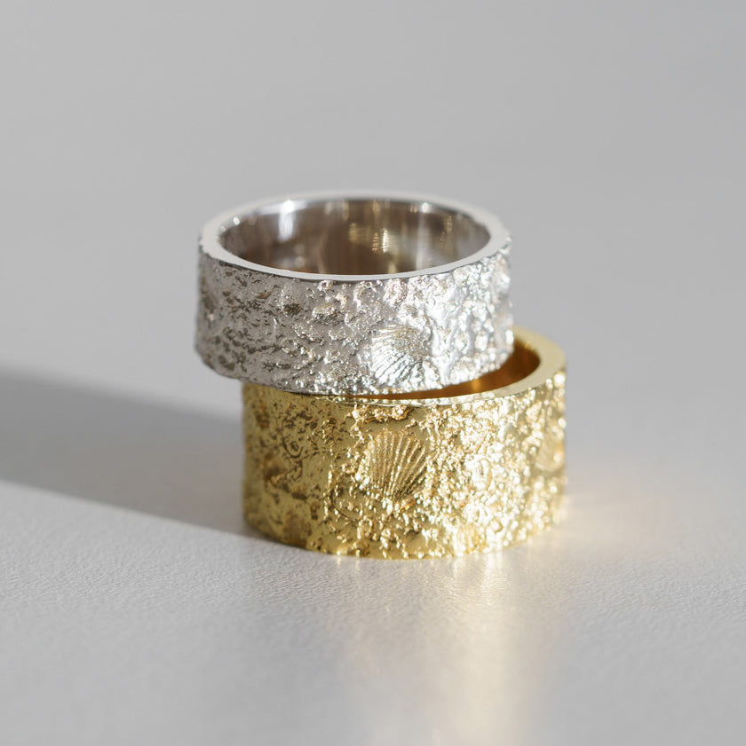 Wedding ring "Shell" (8 mm)
