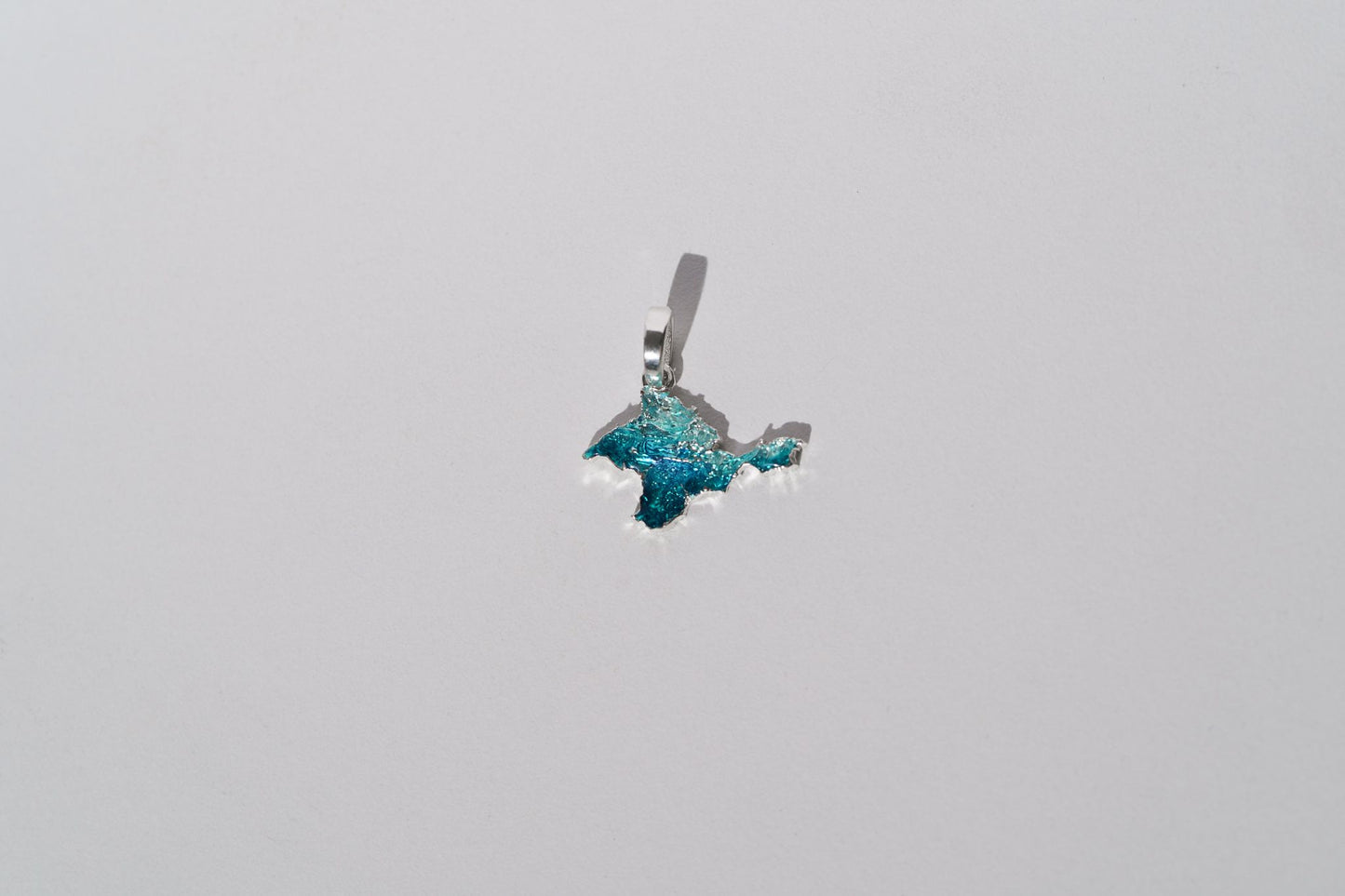 Pendant "Crimea" textured with enamel