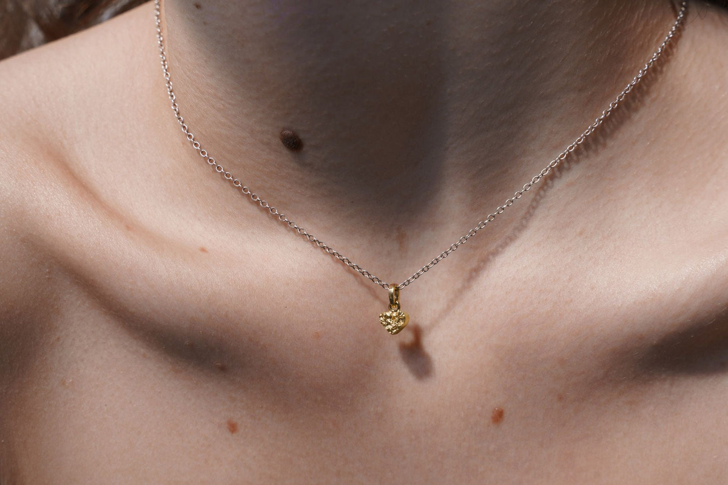 Pendant "Heart" textured