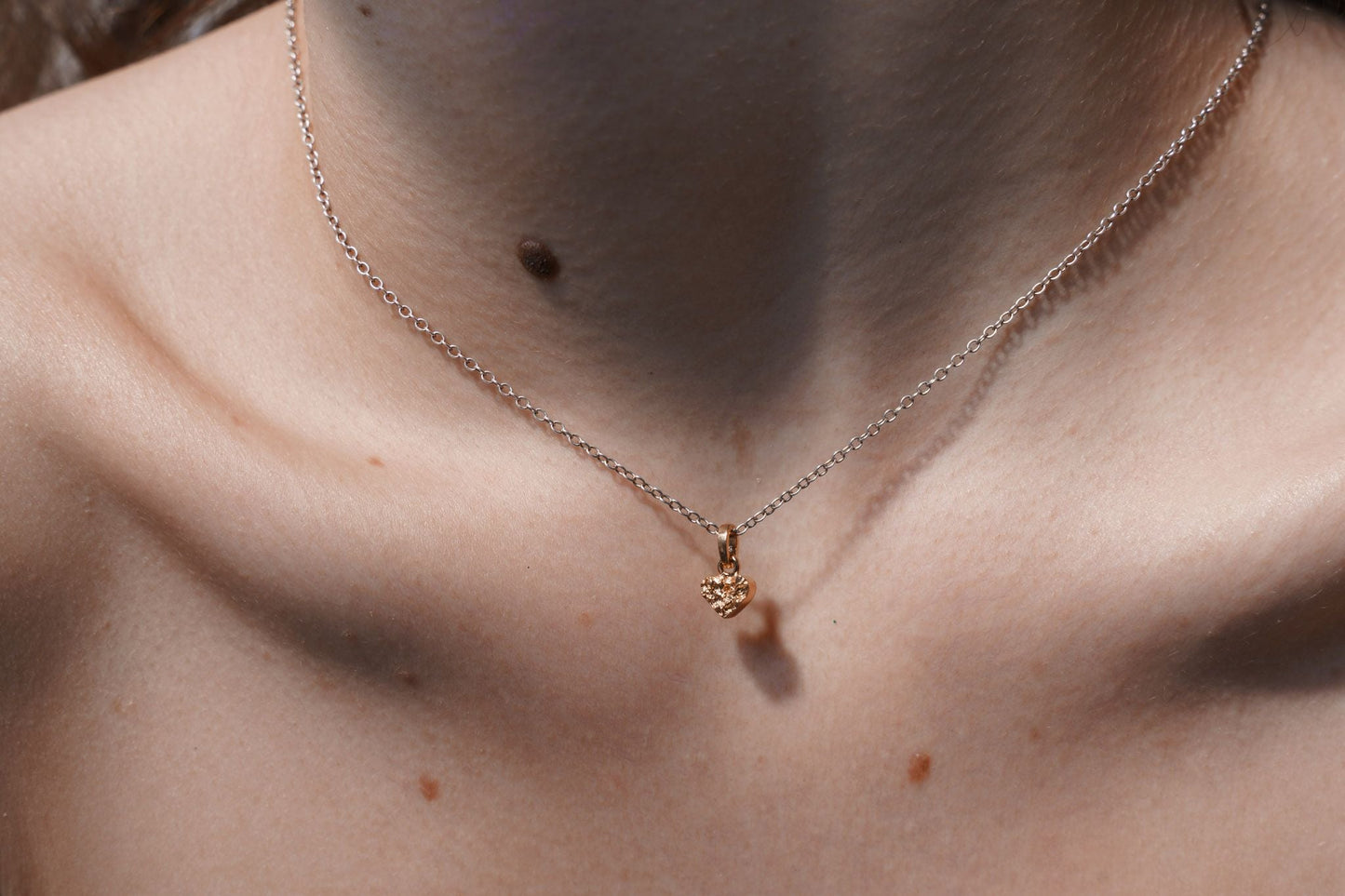Pendant "Heart" textured