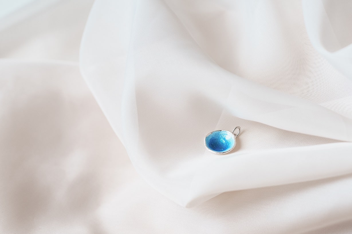 Pendant "Sea" (16 mm) blue