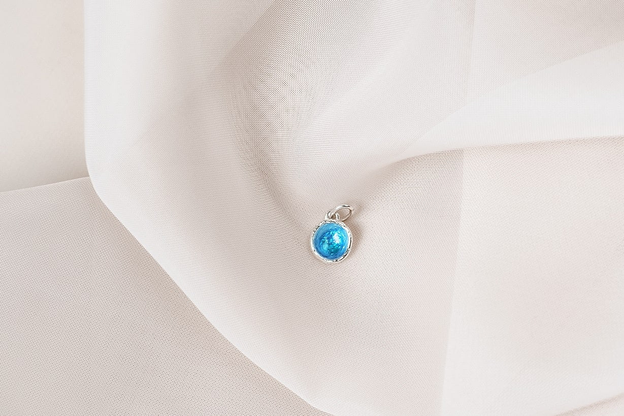 Pendant "Sea" (9 mm) blue