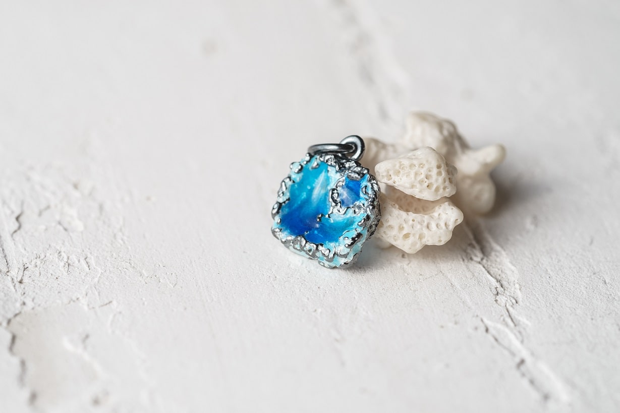 Pendant "Storm" blue