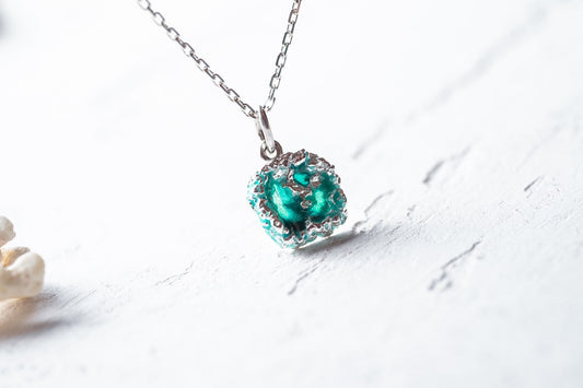 Pendant "Storm" emerald