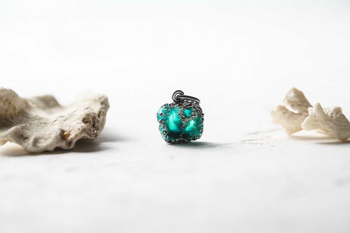 Pendant "Storm" emerald