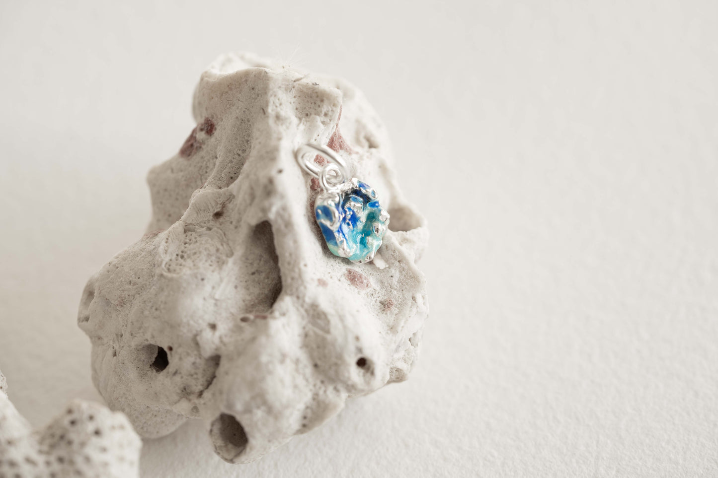 Pendant "Storm" blue mini