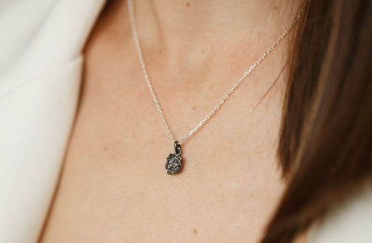 Pendant "Reefs" blackened mini